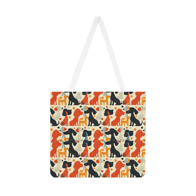 Autumn Gathering Poodles Tote Bag