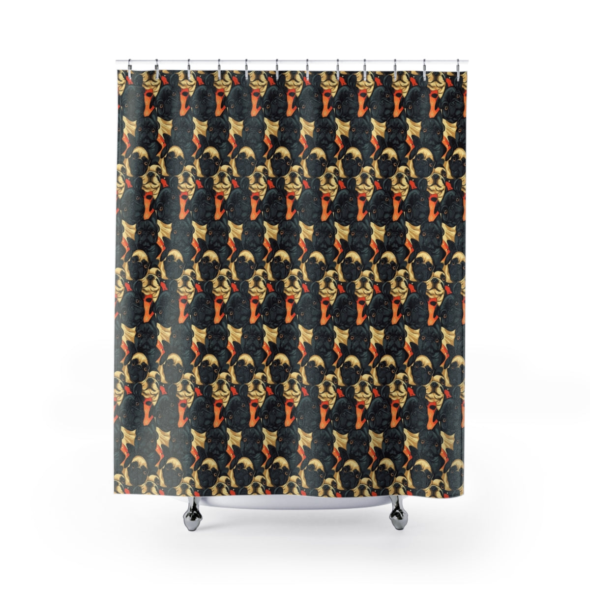 Autumn Gaze Frenchies Shower Curtain
