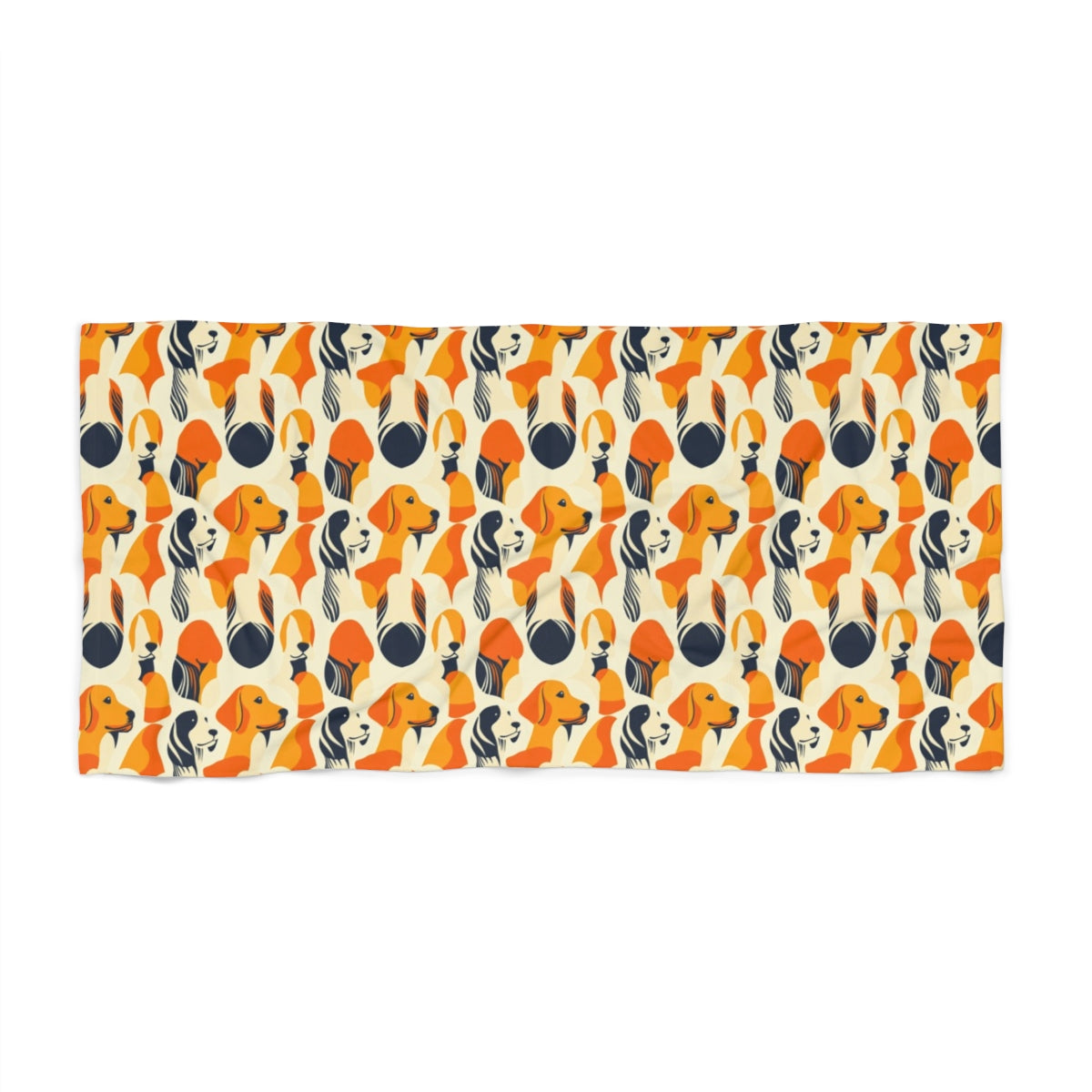 Autumn Harmony Retrievers Beach Towel