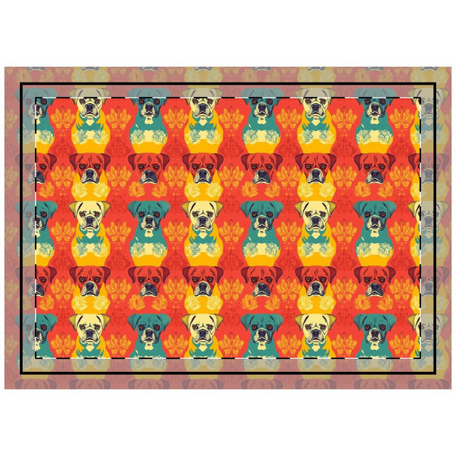Autumn Harvest Boxers Throw Pillow