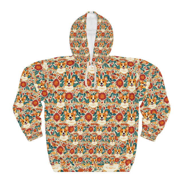 Autumn Harvest Corgis Hoodie