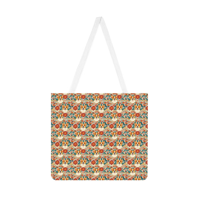 Autumn Harvest Corgis Tote Bag