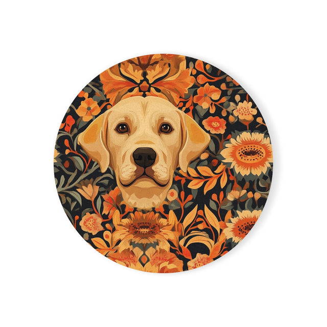 Autumn Harvest Labrador Coasters
