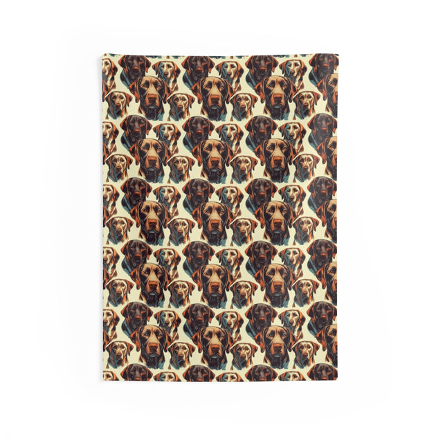 Autumn Harvest Labs Wall Tapestry