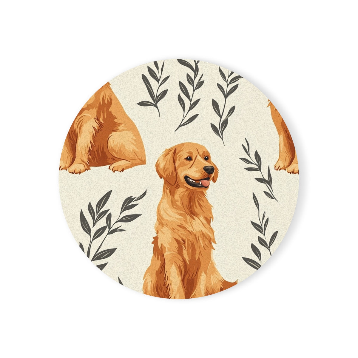 Autumn Harvest Retrievers Coasters
