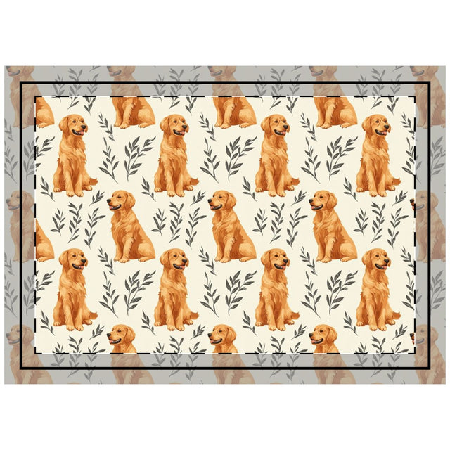 Autumn Harvest Retrievers Throw Pillow