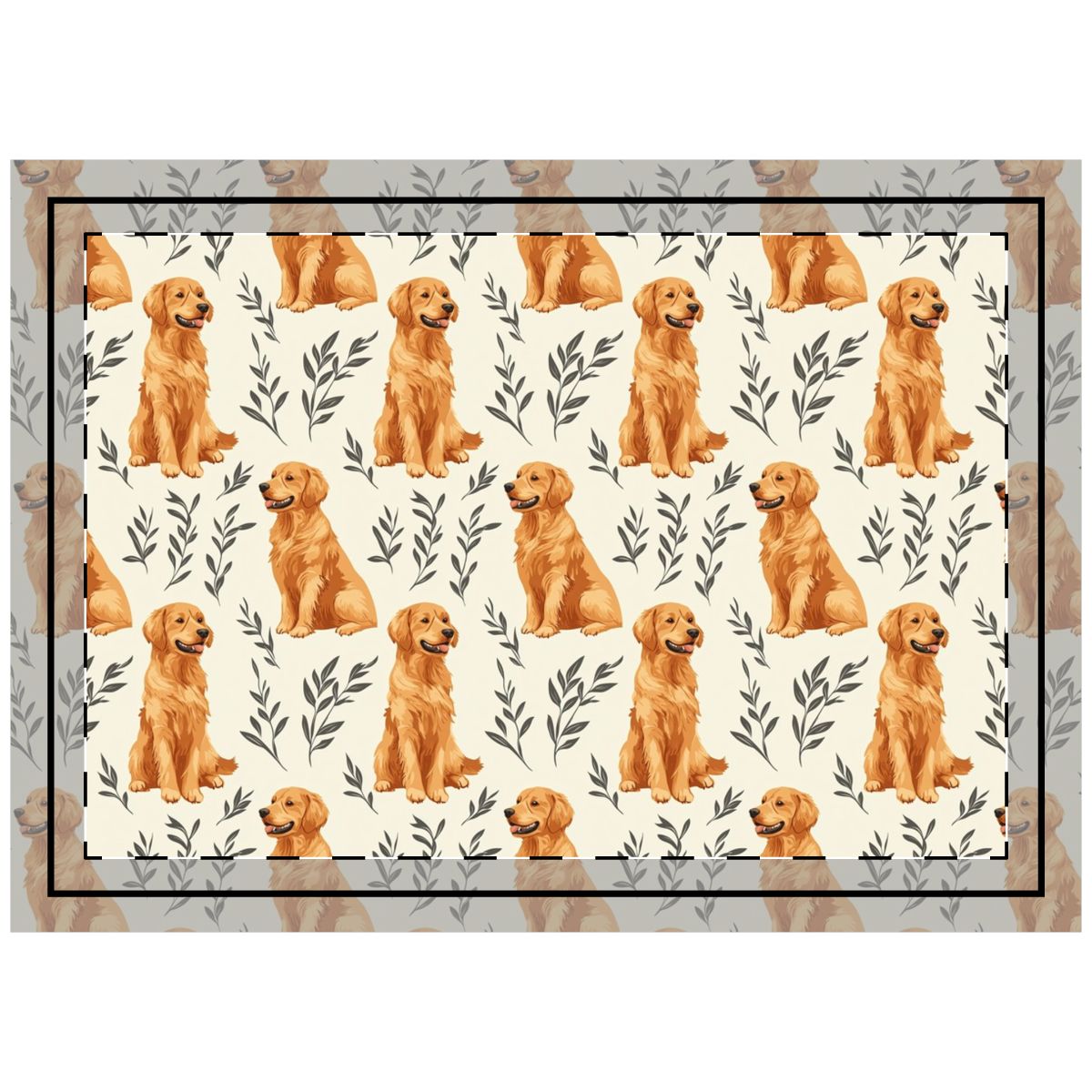 Autumn Harvest Retrievers Throw Pillow