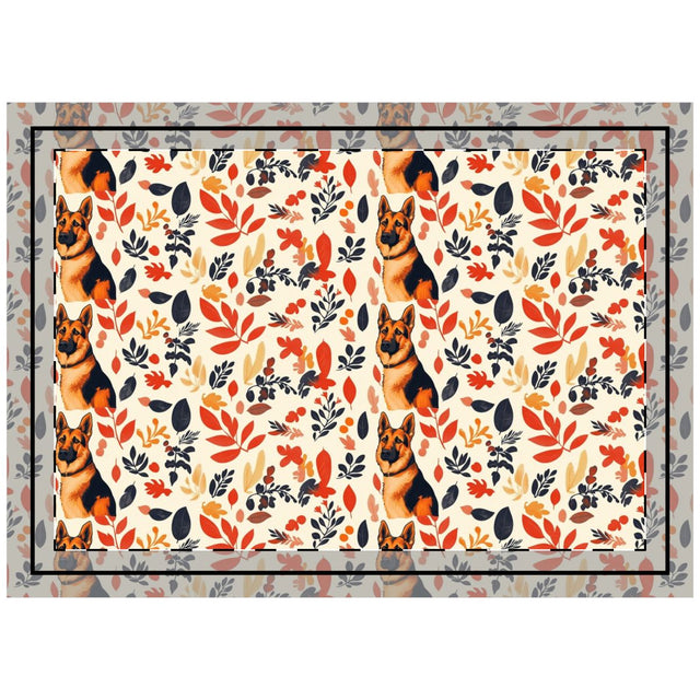 Autumn Harvest Shepherds Throw Pillow