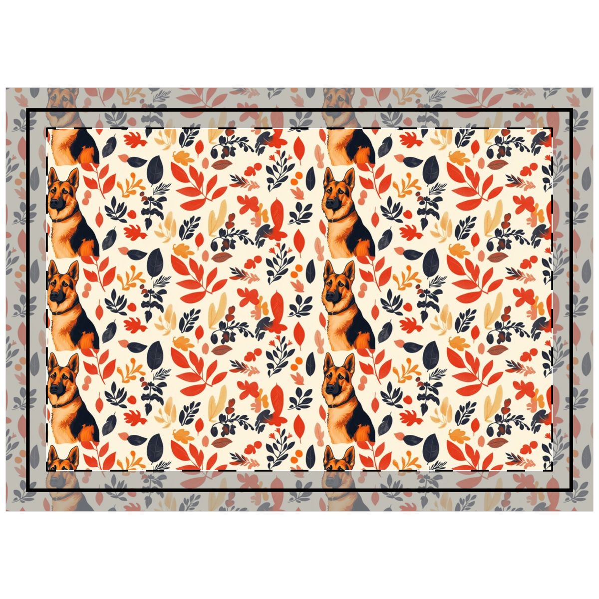 Autumn Harvest Shepherds Throw Pillow
