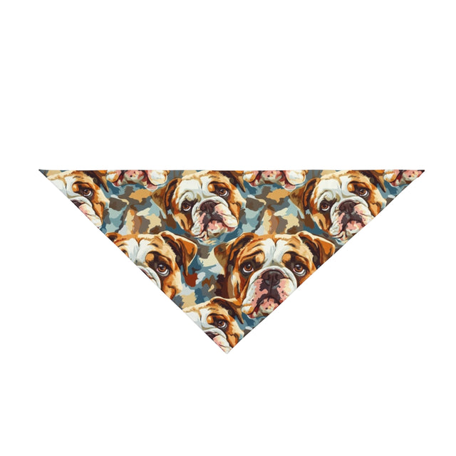 Autumn Huddle Bulldogs Pet Bandana