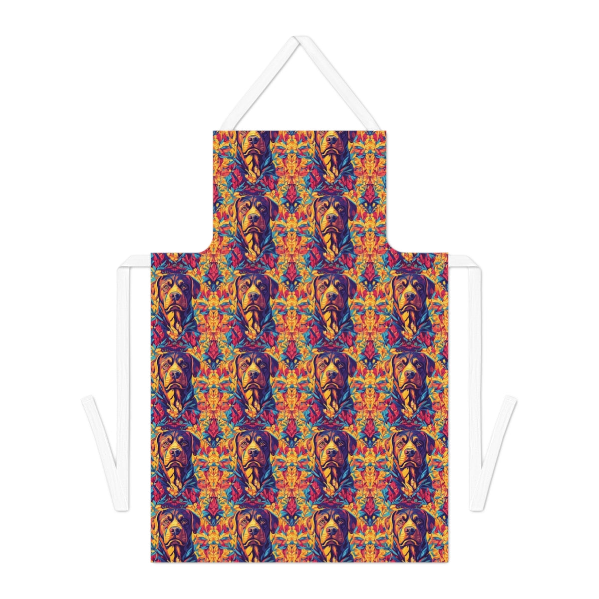 Autumn Kaleidoscope Lab Apron