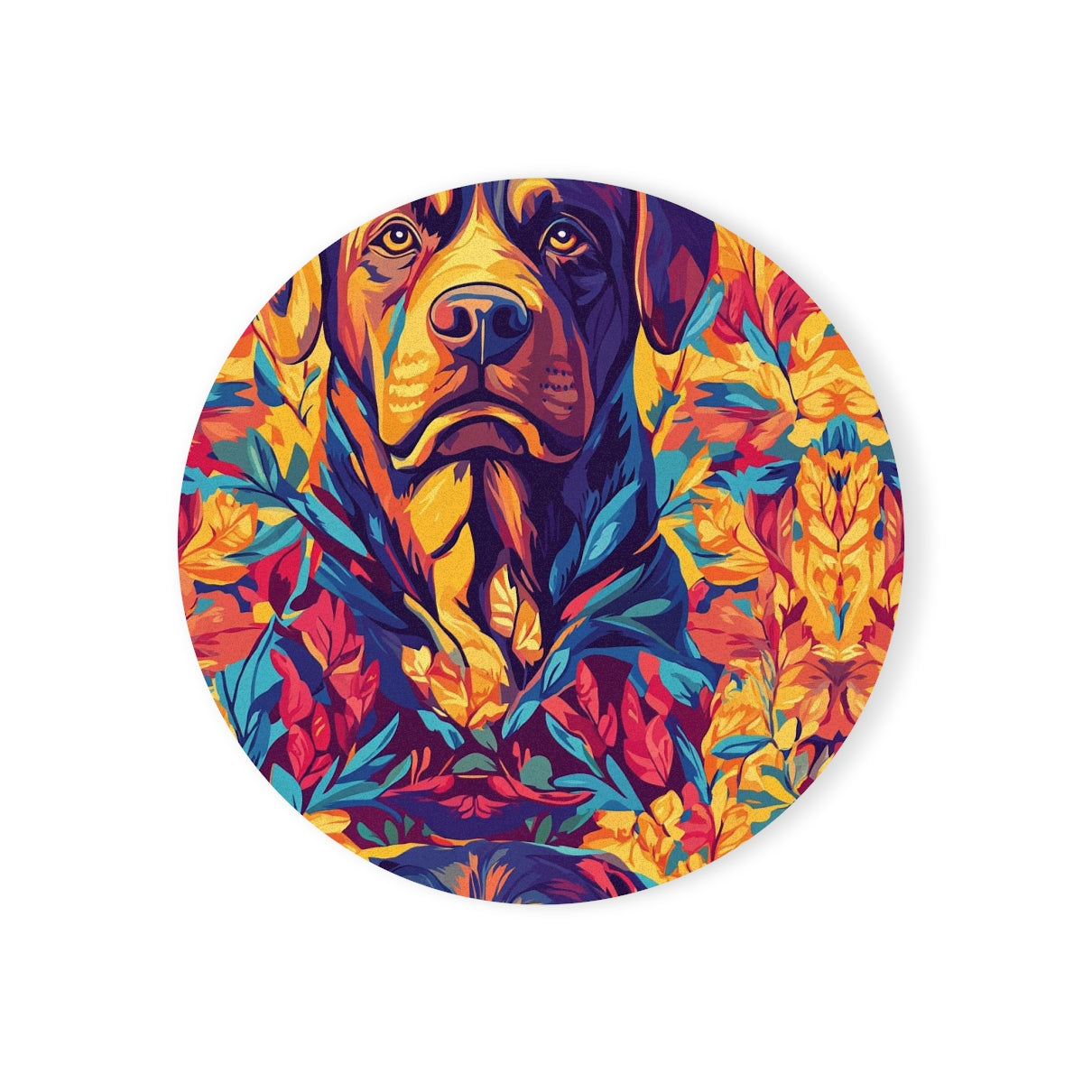 Autumn Kaleidoscope Lab Coasters