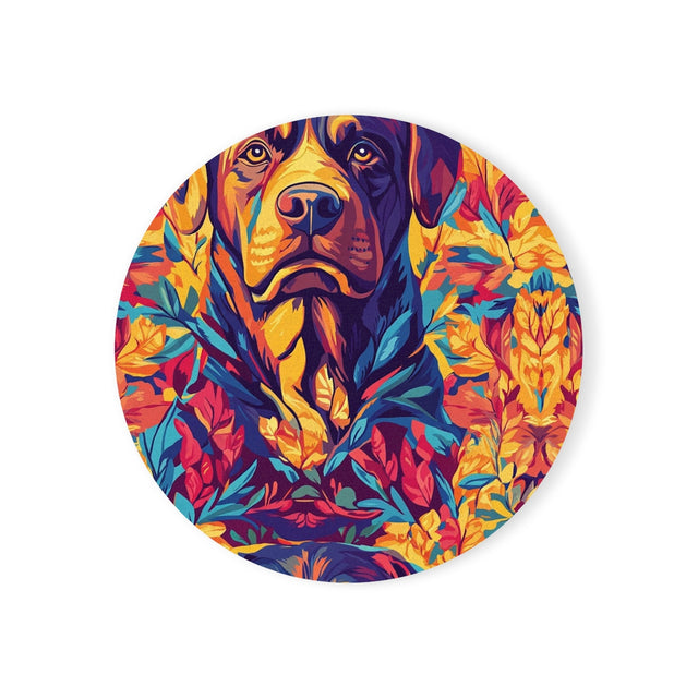 Autumn Kaleidoscope Lab Coasters
