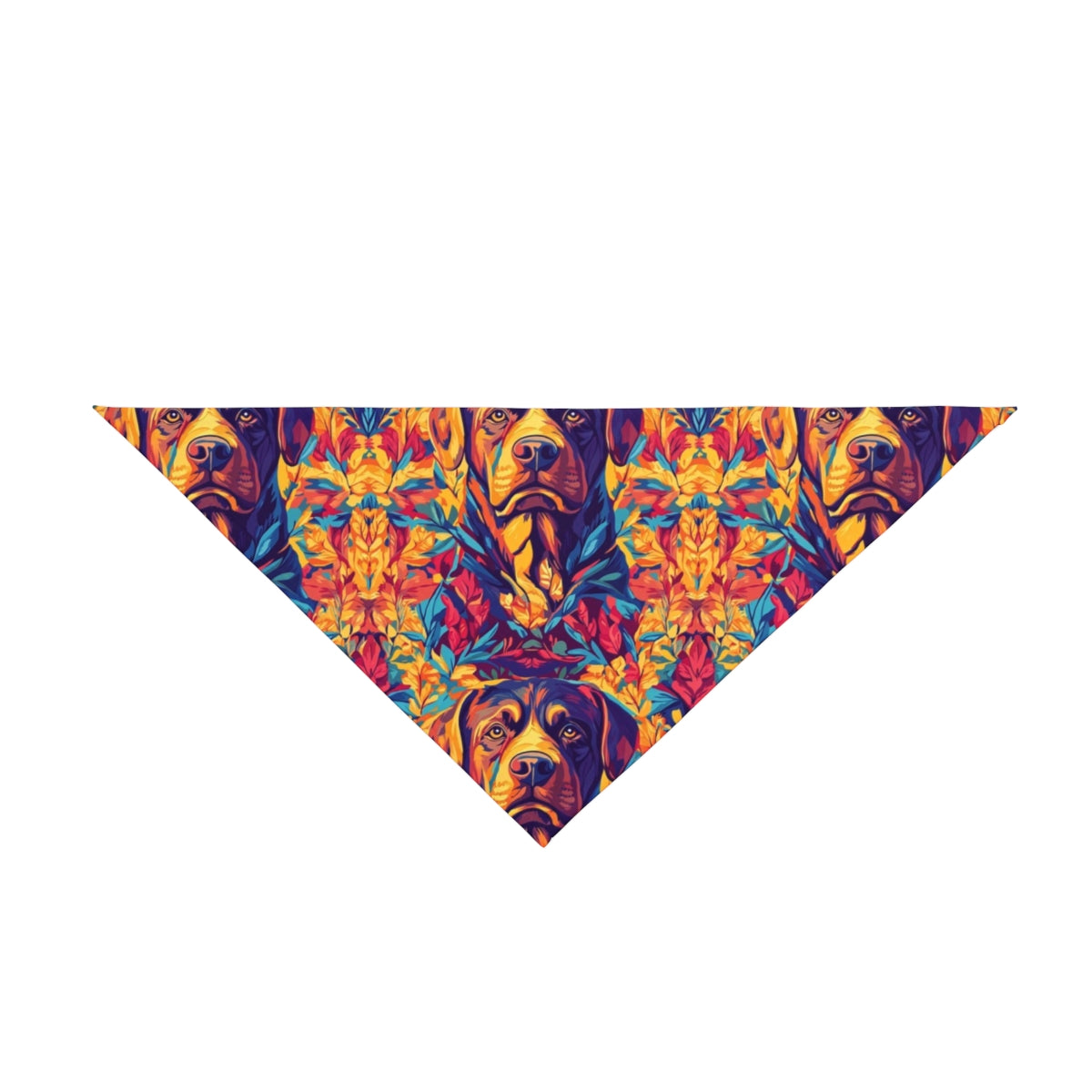 Autumn Kaleidoscope Lab Pet Bandana