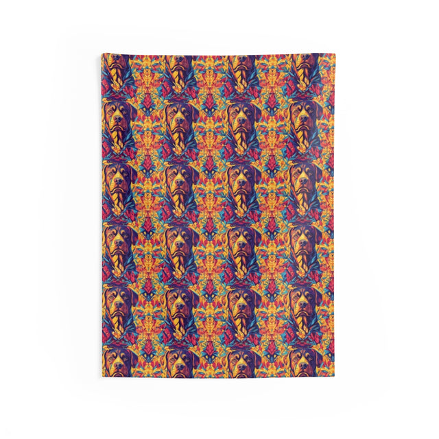 Autumn Kaleidoscope Lab Wall Tapestry