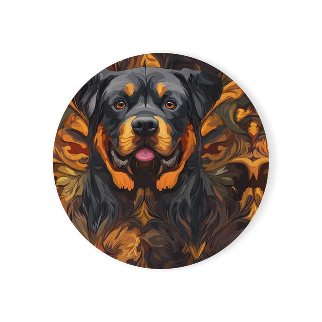 Autumn Majesty Rottweilers Coasters