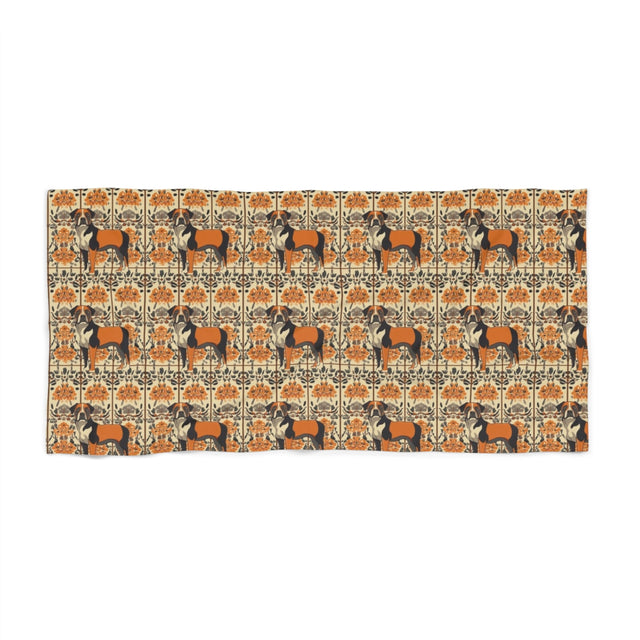 Autumn Manor Boxers Beach Towel