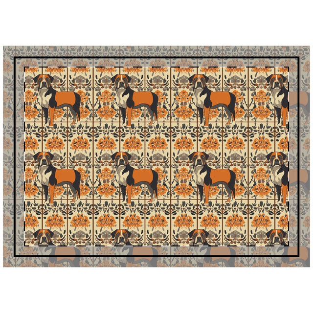 Autumn Manor Boxers Throw Pillow