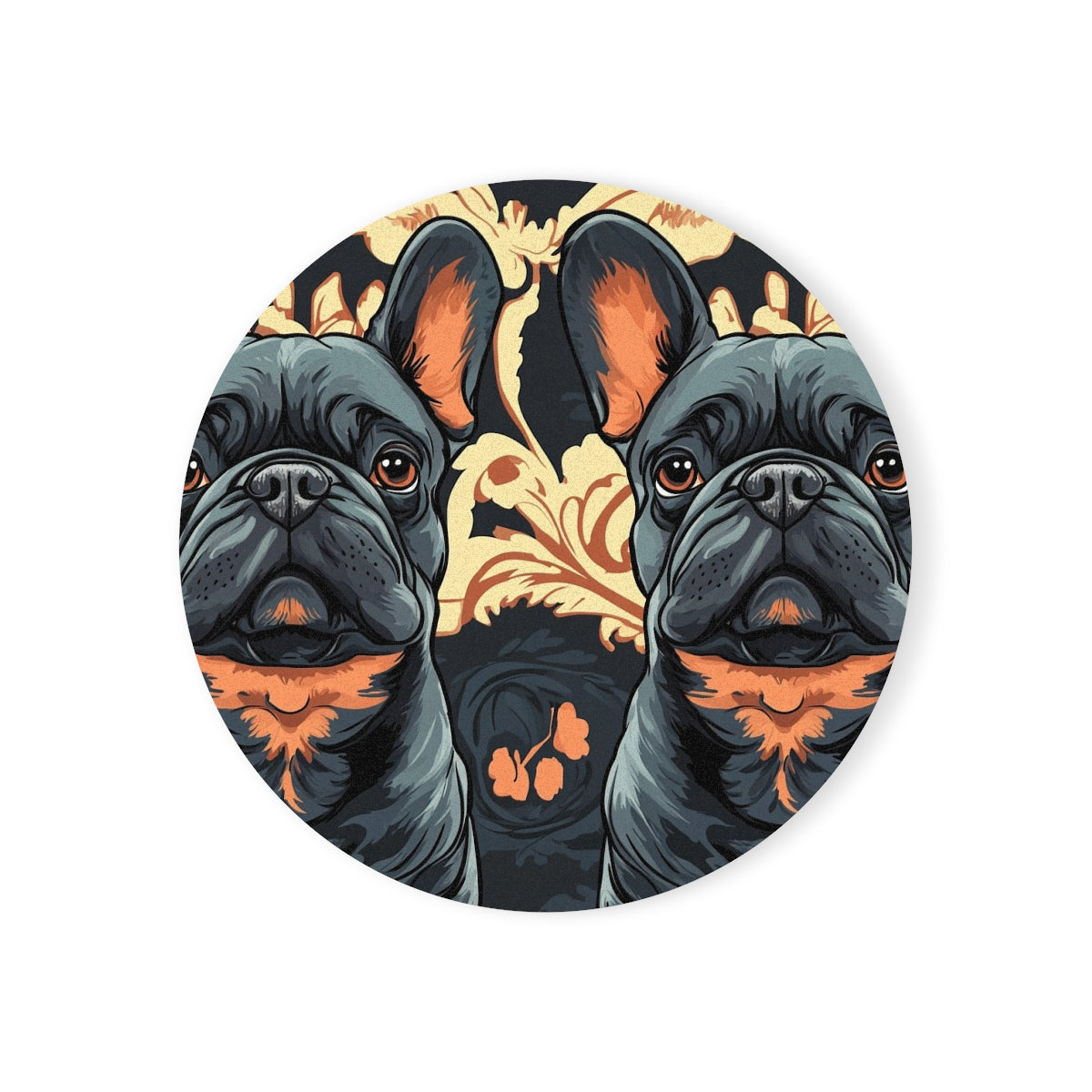 Autumn Manor Frenchies Coasters