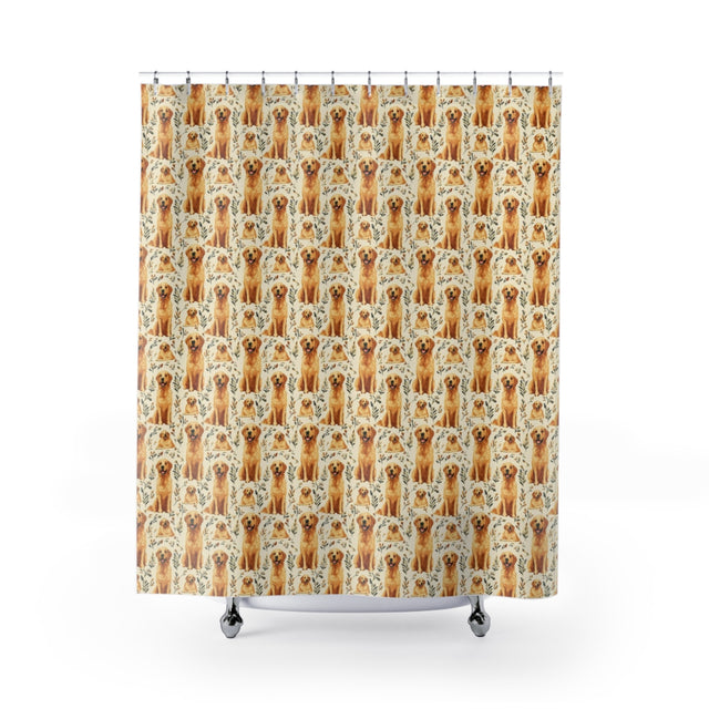 Autumn Meadow Goldens Shower Curtain