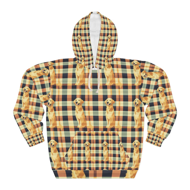 Autumn Plaid Golden Hoodie
