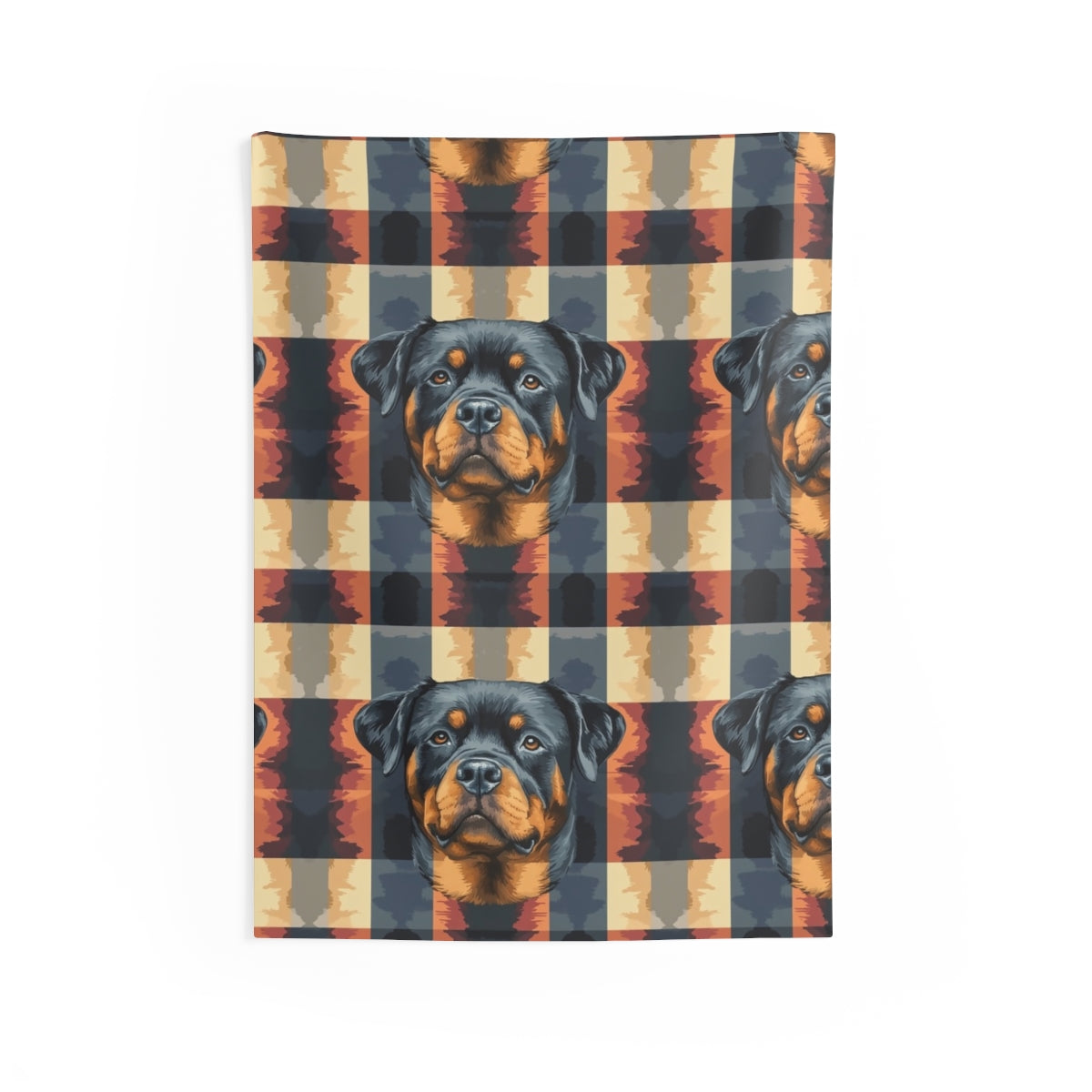 Autumn Reflections Rottweiler Wall Tapestry