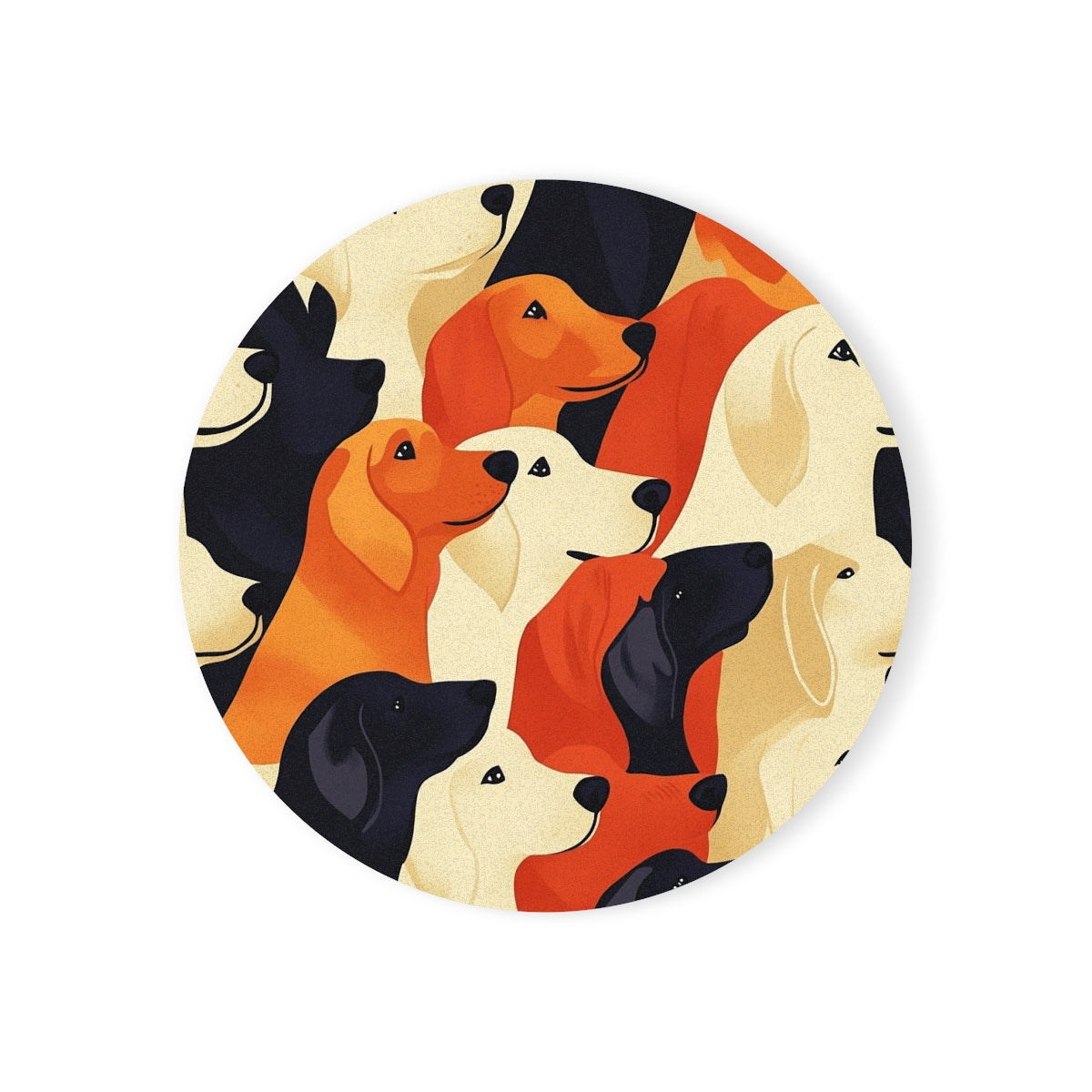 Autumn Retriever Medley Coasters