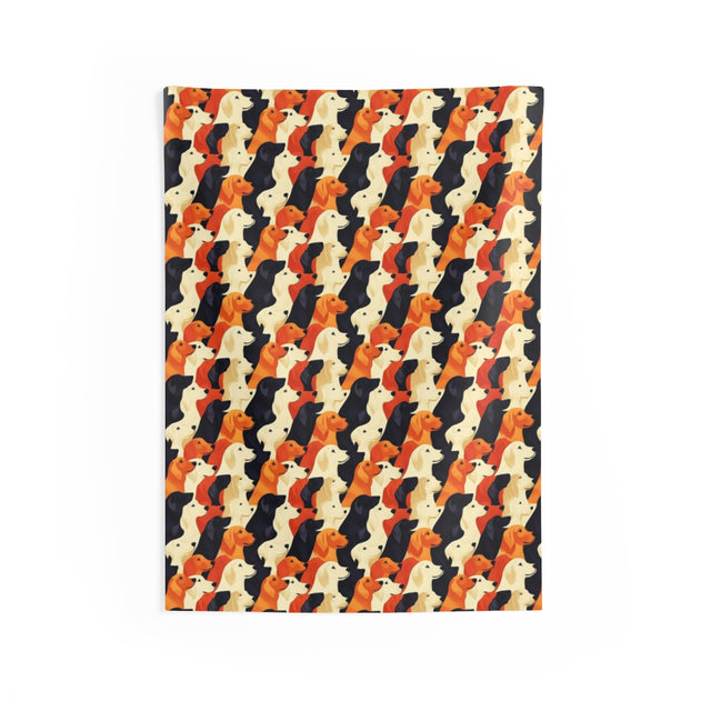 Autumn Retriever Medley Wall Tapestry