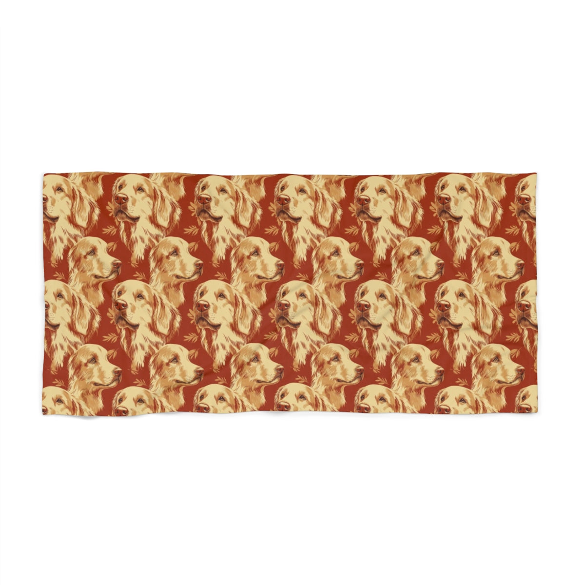 Autumn Reverie Retrievers Beach Towel