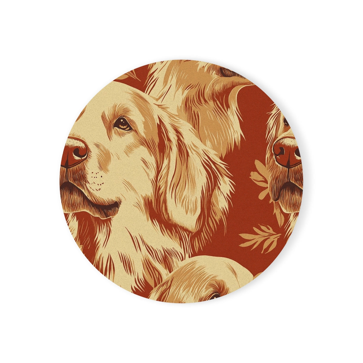 Autumn Reverie Retrievers Coasters