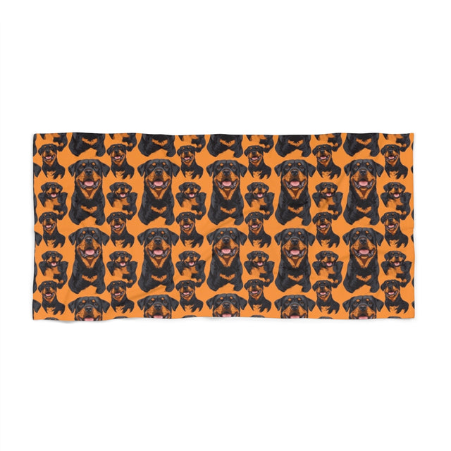 Autumn Rottie Crew Beach Towel