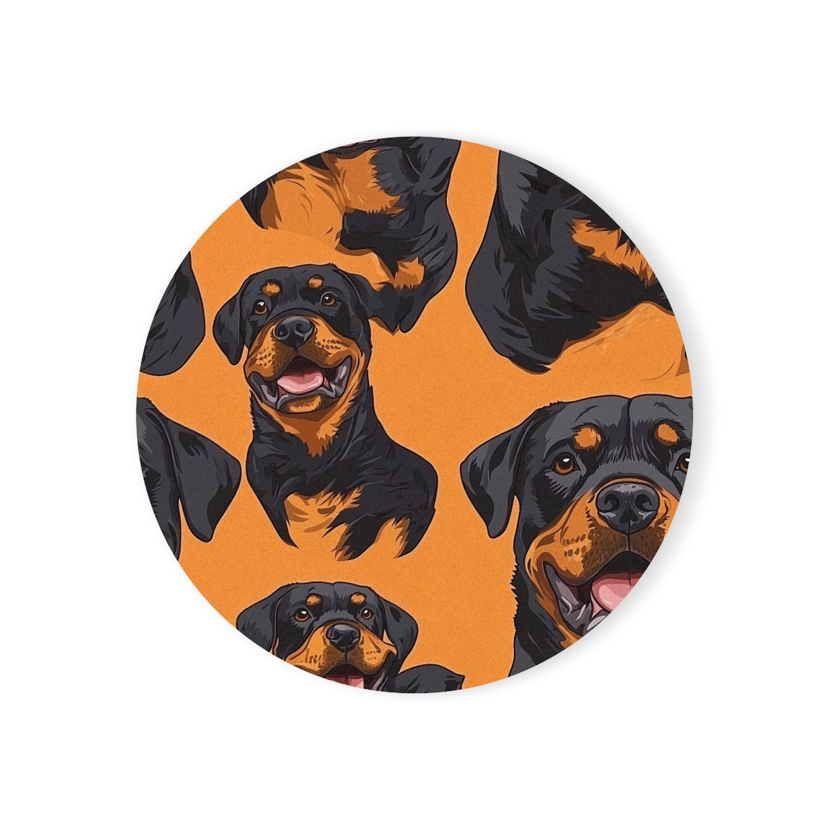 Autumn Rottie Crew Coasters
