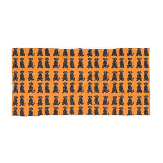 Autumn Shadows Labs Beach Towel
