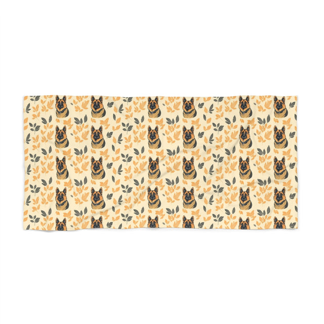 Autumn Shepherd's Garden Beach Towel
