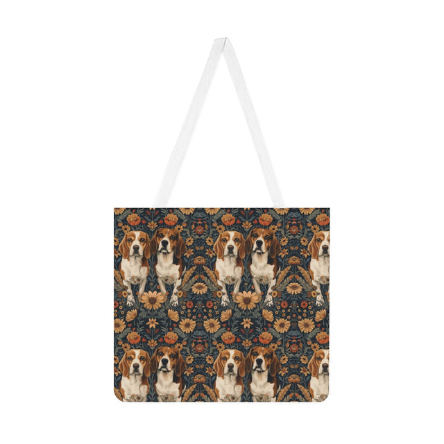 Autumn Tapestry Beagles Tote Bag