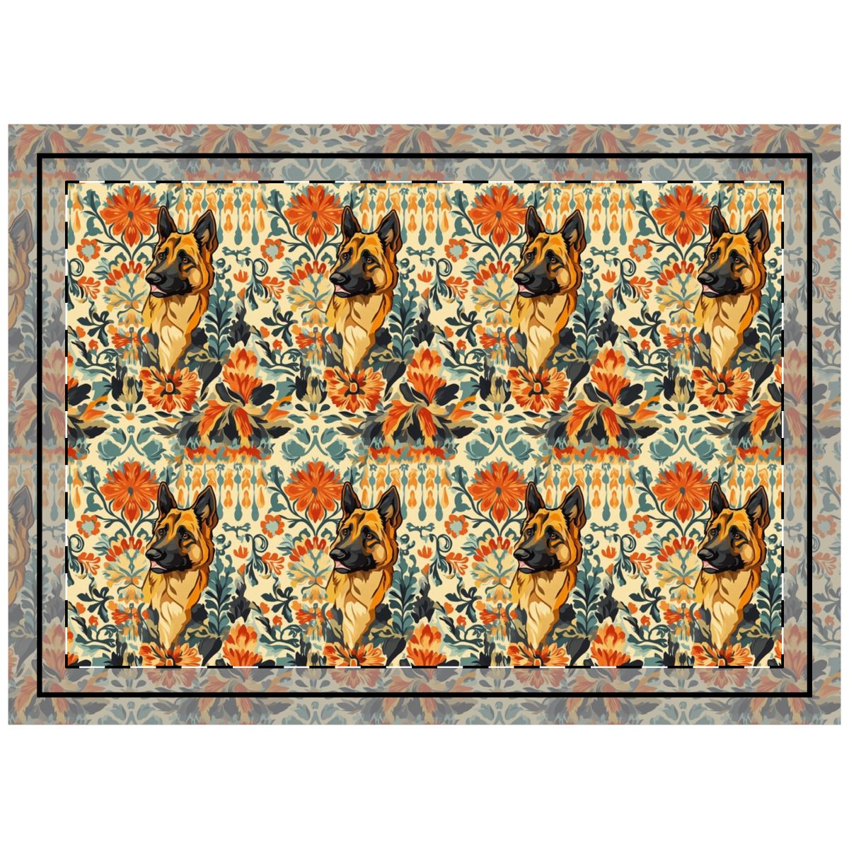 Autumn Tapestry Shepherds Throw Pillow