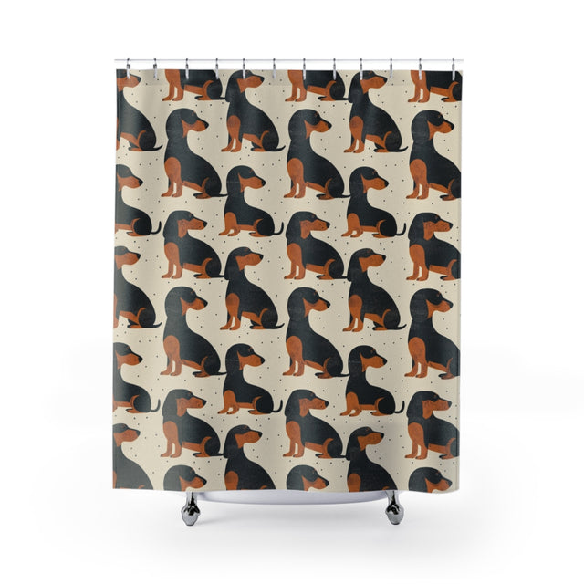 Autumn Wiener Wanderers Shower Curtain