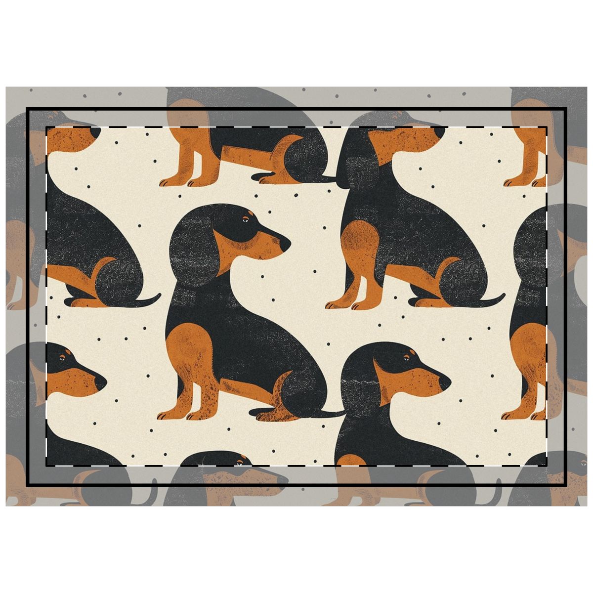 Autumn Wiener Wanderers Throw Pillow