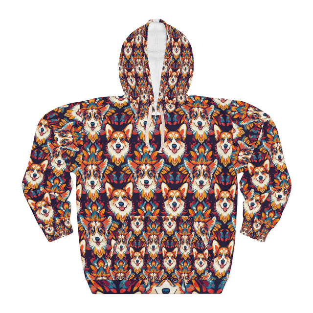 Aztec Sun Corgis Hoodie