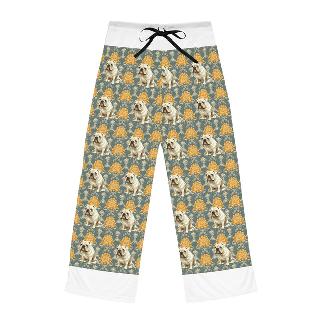 Baroque Blooms Bulldog Pajama Pants