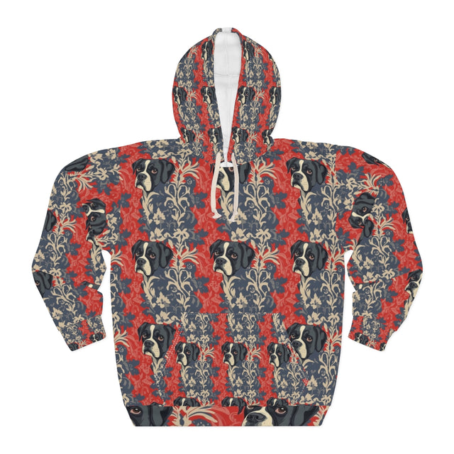 Baroque Boxer Damask Hoodie