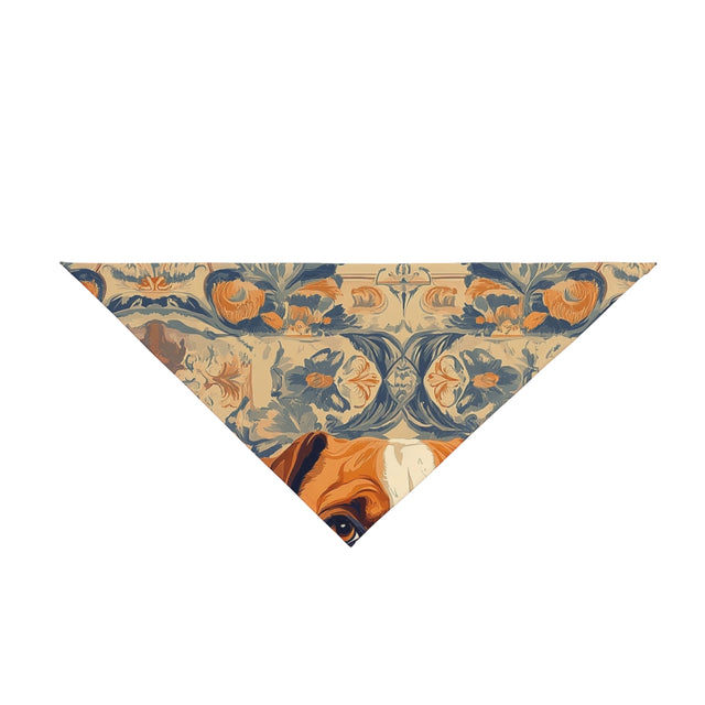 Baroque Boxer Tapestry Pet Bandana