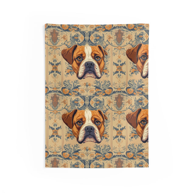Baroque Boxer Tapestry Wall Tapestry