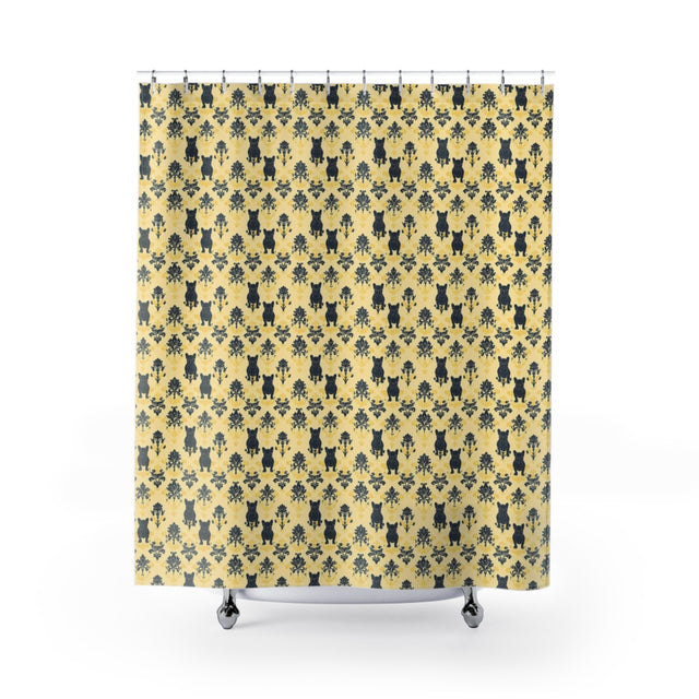 Baroque Bulldog Elegance Shower Curtain