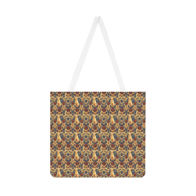 Baroque Burgundy Labradors Tote Bag