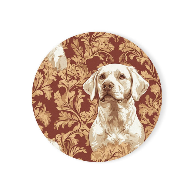 Baroque Cream Labradors Coasters