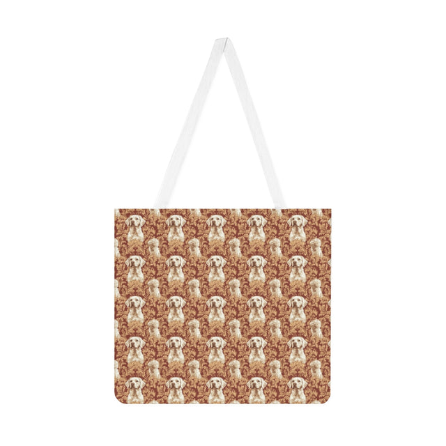 Baroque Cream Labradors Tote Bag