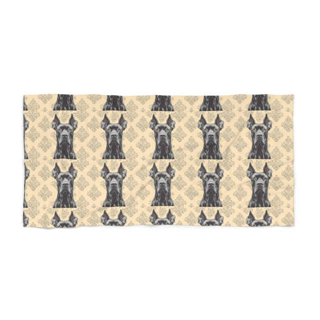 Baroque Elegance Danes Beach Towel