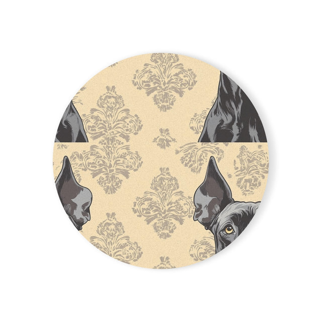 Baroque Elegance Danes Coasters