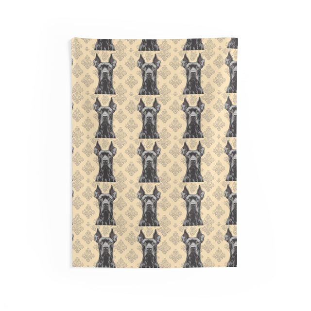 Baroque Elegance Danes Wall Tapestry
